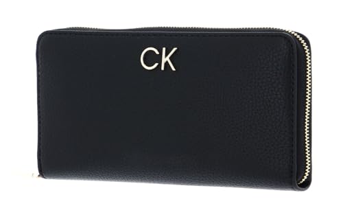 Calvin Klein Damen Geldbeutel Re-Lock Z/A Wallet Large Groß, Schwarz (Ck Black), Einheitsgröße von Calvin Klein