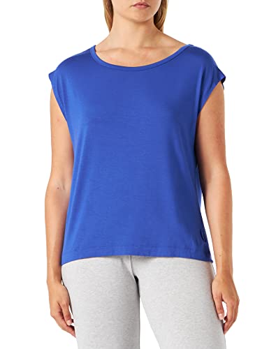 Calvin Klein Damen S/S Wide Neck 000QS6794E Kurzarm T-Shirts, Blau (Clematis), M von Calvin Klein Jeans