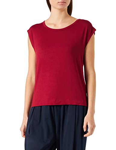 Calvin Klein Damen S/S Wide Neck 000QS6794E Kurzarm T-Shirts, Rot (Red Carpet), S von Calvin Klein Jeans