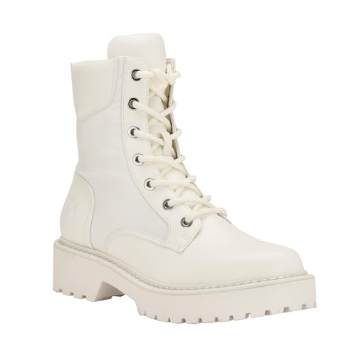 Calvin Klein Damen Sallon Stiefelette, Weiß 140, 38 EU von Calvin Klein