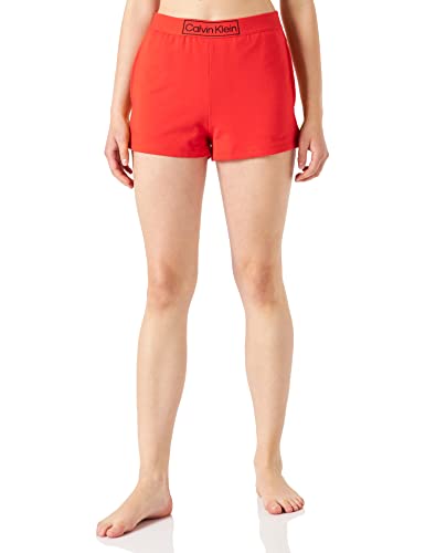 Calvin Klein Damen Schlaf-Shorts Pyjamaoberteil, Tuscan Terra Cotta, Large von Calvin Klein