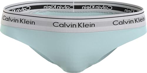 Calvin Klein Damen Slip Bikini Form Baumwolle mit Stretch, Türkis (Island Reef), XS von Calvin Klein