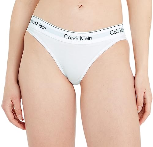 Calvin Klein Damen Slip Bikini Form Unterwäsche, Weiß (White), XS von Calvin Klein