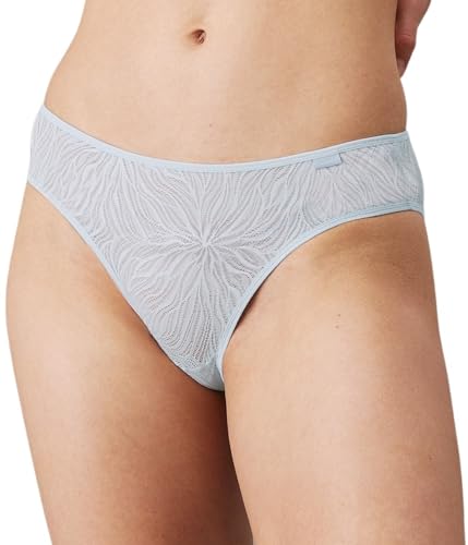 Calvin Klein Damen Slip Bikini Form Stretch, Blau (Plein Air), XL von Calvin Klein