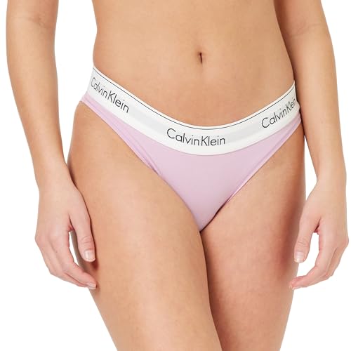 Calvin Klein Damen Slip Bikini Form Stretch, Braun (Mauve Mist), XS von Calvin Klein