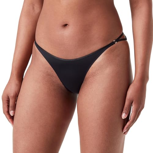 Calvin Klein Damen Slip Bikini Form mit Ringdetail, Rosa (Subdued), XL von Calvin Klein
