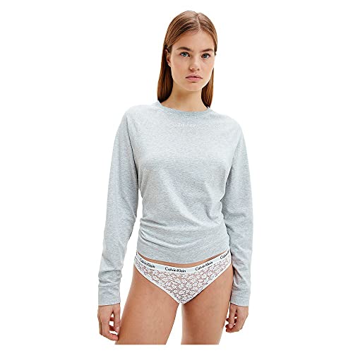 Calvin Klein Damen Slip Bikini Form mit Spitze , Weiß (White), S von Calvin Klein