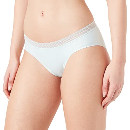 Calvin Klein Damen Slip Bikini Form mit Stretch, Grün (Dragon Fly), M von Calvin Klein