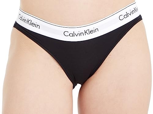 Calvin Klein Damen Slip Bikini Form Unterwäsche, Schwarz (Black), L von Calvin Klein
