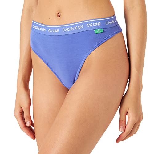 Calvin Klein Damen Tanga 000QF6504E Tangas, Blau (Blue Iris), XS von Calvin Klein Jeans