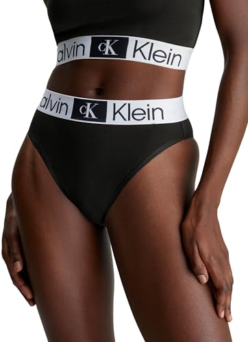 Calvin Klein Damen Slips Bikini Form Baumwolle mit Stretch, Schwarz (Black), S von Calvin Klein