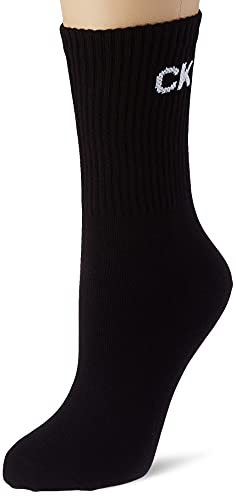 Calvin Klein Damen Crew Socken, Schwarz, Einheitsgröße von Calvin Klein