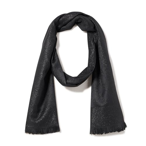 Calvin Klein Damen Soft Everyday Solid Pashmina Chambray Scarf Modischer Schal, Schwarz, Einheitsgröße von Calvin Klein