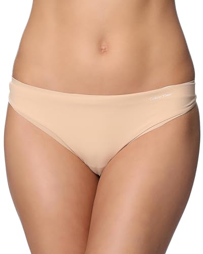 Calvin Klein Damen String Tanga, Beige (Light Caramel), M von Calvin Klein