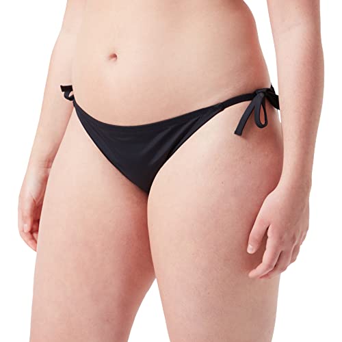 Calvin Klein Damen String Side TIE Cheeky-Plus Bikinihose, Pvh Black, XXL von Calvin Klein