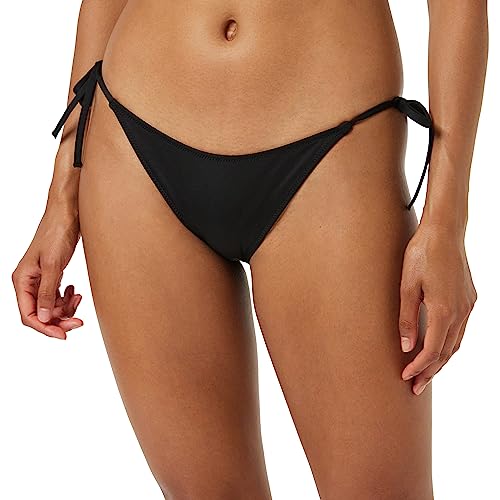 Calvin Klein Damen Bikinihose Seitliche Schnürung Sport, Schwarz (Pvh Black), L von Calvin Klein