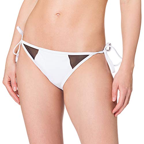 Calvin Klein Damen String Side Tie LR Bikini, Pvh White, Large von Calvin Klein