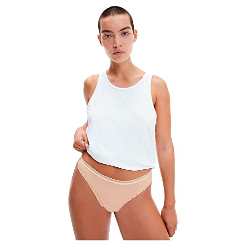 Calvin Klein Damen String Tanga, Mehrfarbig (Cedar), XXL von Calvin Klein