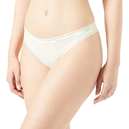 Calvin Klein Damen String Tanga, Grün (Bright Leaf), XL von Calvin Klein