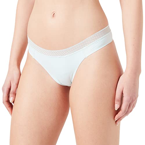 Calvin Klein Damen String Tanga, Grün (Dragon Fly), L von Calvin Klein