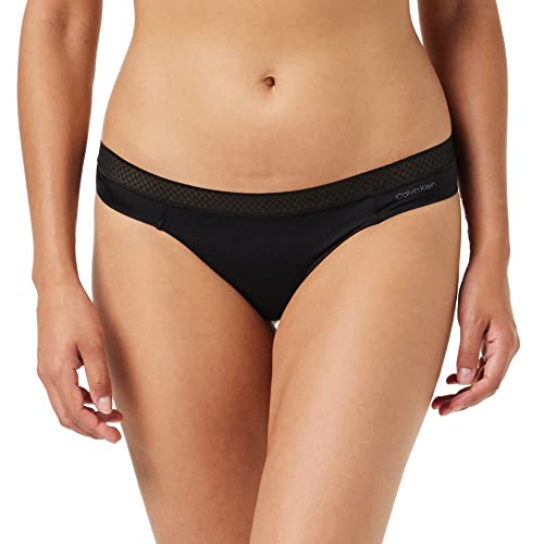 Calvin Klein Damen String Tanga, Schwarz (Black), XS von Calvin Klein