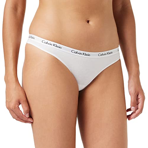 Calvin Klein Damen String Tanga, Weiß (White), XS von Calvin Klein