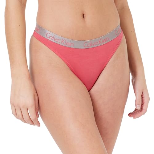 Calvin Klein Damen String Thong Tanga, Rot (Claret Red), XL von Calvin Klein