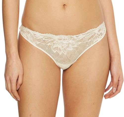 Calvin Klein Damen String Thong Unterwäsche, Weiß (Ivory), M von Calvin Klein