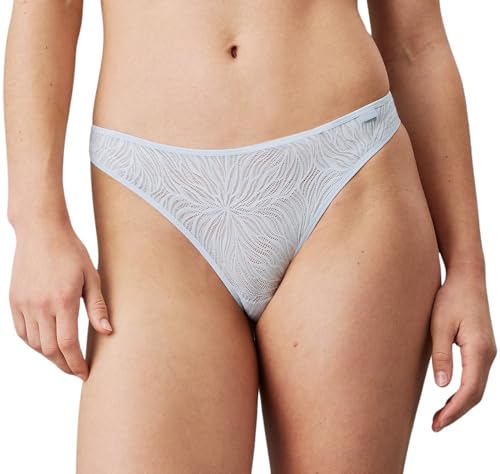 Calvin Klein Damen String Thong Unterwäsche, Blau (Plein Air), XL von Calvin Klein