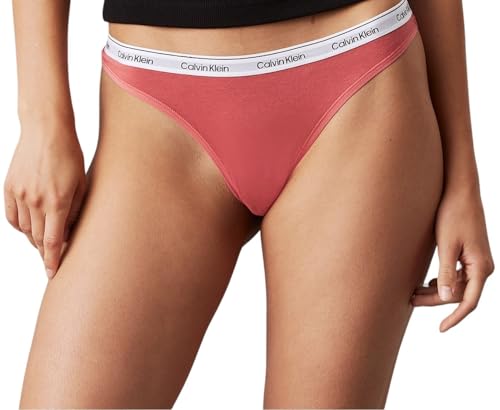 Calvin Klein Damen String Thong Unterwäsche, Rot (Dusty Cedar), XXL von Calvin Klein