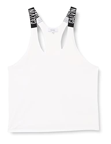 Calvin Klein Damen Tank Top Sport, Weiß (PVH Classic White), M von Calvin Klein