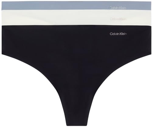 Calvin Klein Damen 3er Pack Strings Invisibles Nahtlos von Calvin Klein