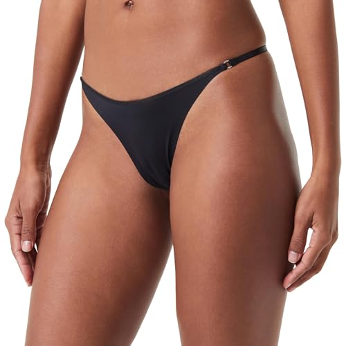 Calvin Klein Damen String Thong Unterwäsche, Schwarz (Black), L von Calvin Klein