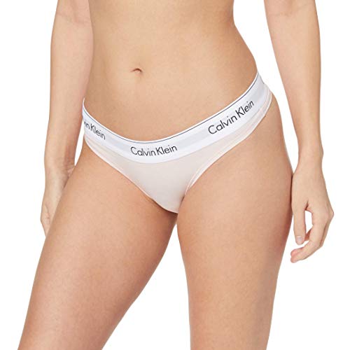 Calvin Klein Damen String Tanga, Rosa (Nymphs Thigh), M von Calvin Klein