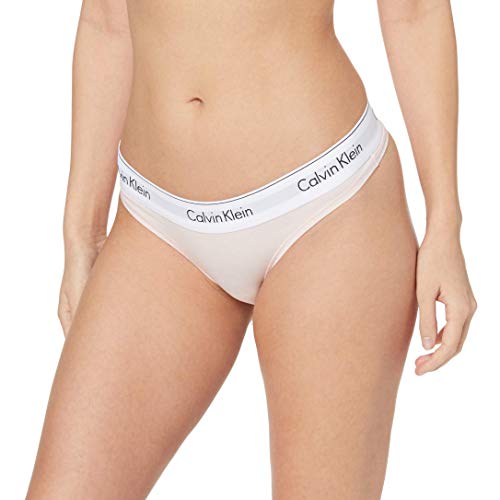 Calvin Klein Damen String Tanga, Rosa (Nymphs Thigh), M von Calvin Klein Jeans