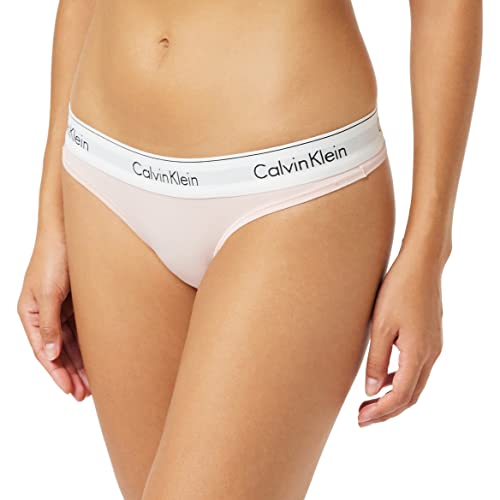 Calvin Klein Damen String Tanga, Rosa (Nymphs Thigh), L von Calvin Klein