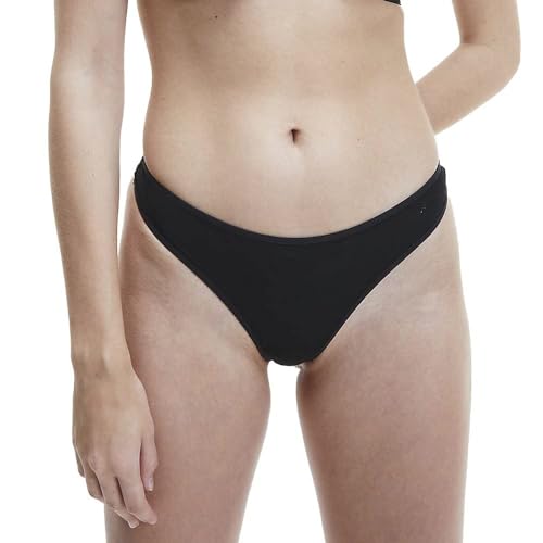 Calvin Klein Damen Thong 000QF6816E Stringtangas, Schwarz (Black), L von Calvin Klein