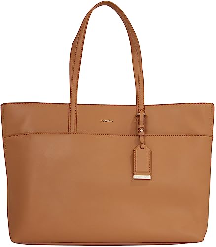 Calvin Klein Damen Tote Bag Tasche Shopper Mittelgroß, Braun (Brown Sugar), Onesize von Calvin Klein