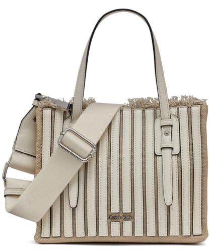 Calvin Klein Damen Tote Crossbody Modern Essential Mini Umhängetasche, Cherubin mit weißen Teilen von Calvin Klein