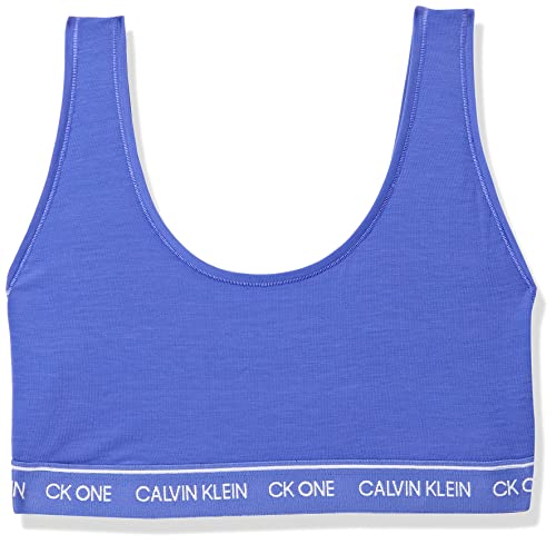 Calvin Klein Damen Unlined 000QF6502E Bralette, Blau (Blue Iris), M von Calvin Klein Jeans