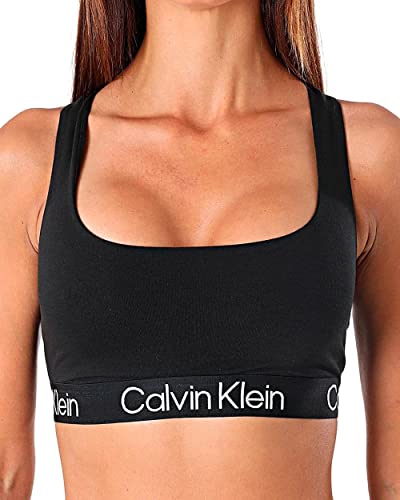 Calvin Klein Damen Unlined Bralette Bra, Schwarzes, XS von Calvin Klein