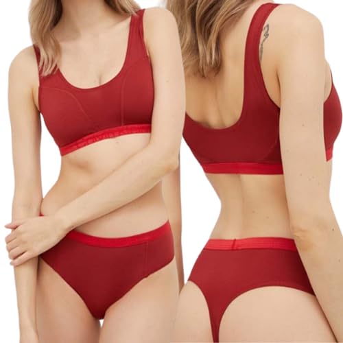 Calvin Klein Damen Underwear Gift Set 000QF7493E Geschenkpackungen, Rot (Rouge), S von Calvin Klein