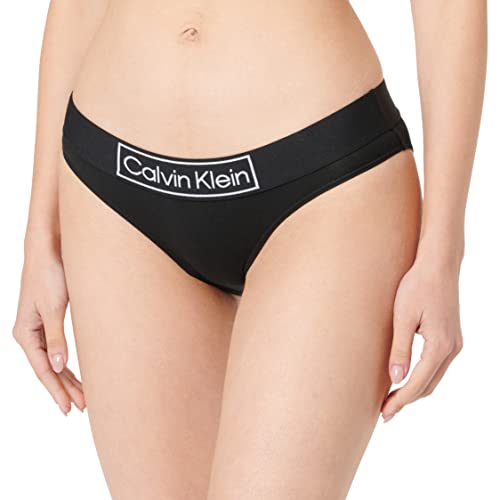 Calvin Klein Damen Slip Bikini Form mit Stretch, Schwarz (Black), L von Calvin Klein