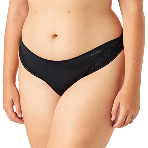 Calvin Klein Damen 000QF6942E Bikini Hose, Schwarz (Black), L von Calvin Klein