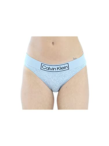 Calvin Klein Damen Slip Bikini Form mit Stretch, Grau (Grey Heather), M von Calvin Klein