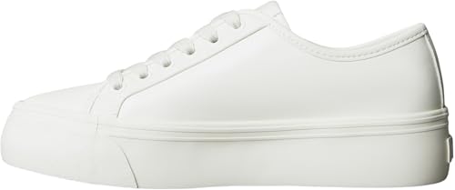 Calvin Klein Damen Vulc Flatf Lace Up LTH Ck Yw0Yw01932 Low Top, White (Lily White), 38 EU von Calvin Klein