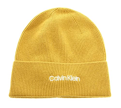 Calvin Klein Essential Knit Beanie Sulphur von Calvin Klein