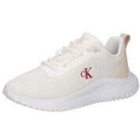 Calvin Klein Eva Runner Sneaker Damen weiß|weiß|weiß von Calvin Klein