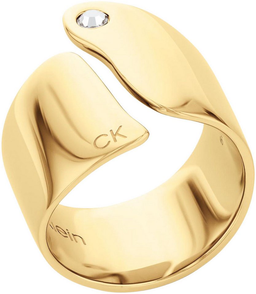 Calvin Klein Fingerring CK CHERISHED, 35000663C,D, 35000664C,D, mit Glasstein Calvin Klein Fingerring CK CHERISHED, 35000663C,D, 35000664C,D, mit Glasstein von Calvin Klein