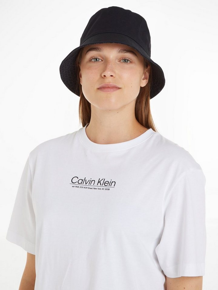 Calvin Klein Fischerhut REVERSIBLE MONOGRAM BUCKET HAT von Calvin Klein